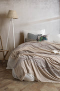 Archie Cotton Blanket - Beige