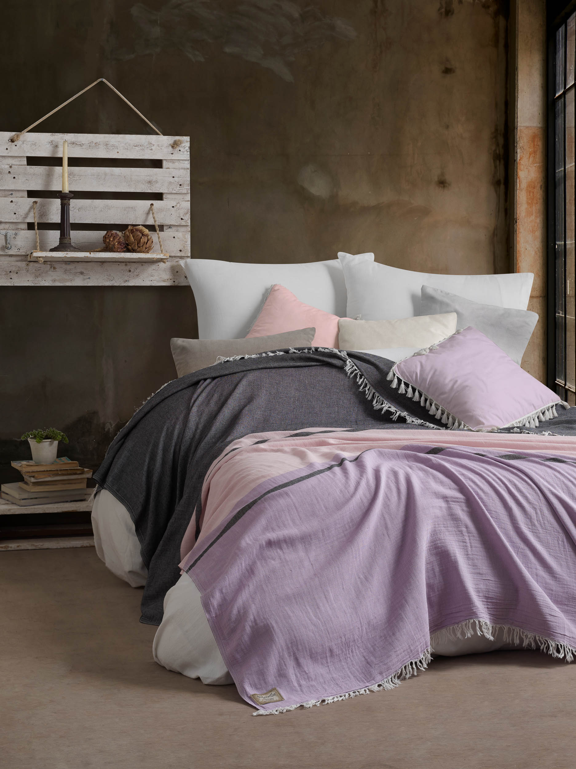 Ranger Cotton Bed Blanket - Pink