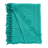 Rhye Dyed Cotton Bed Blanket - Mint