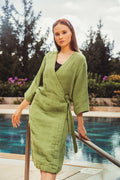 Cara Asymetric Cotton Robe