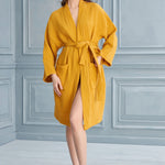 Begonville Robe Cassie Cotton Gauze Mini Robe - Amber