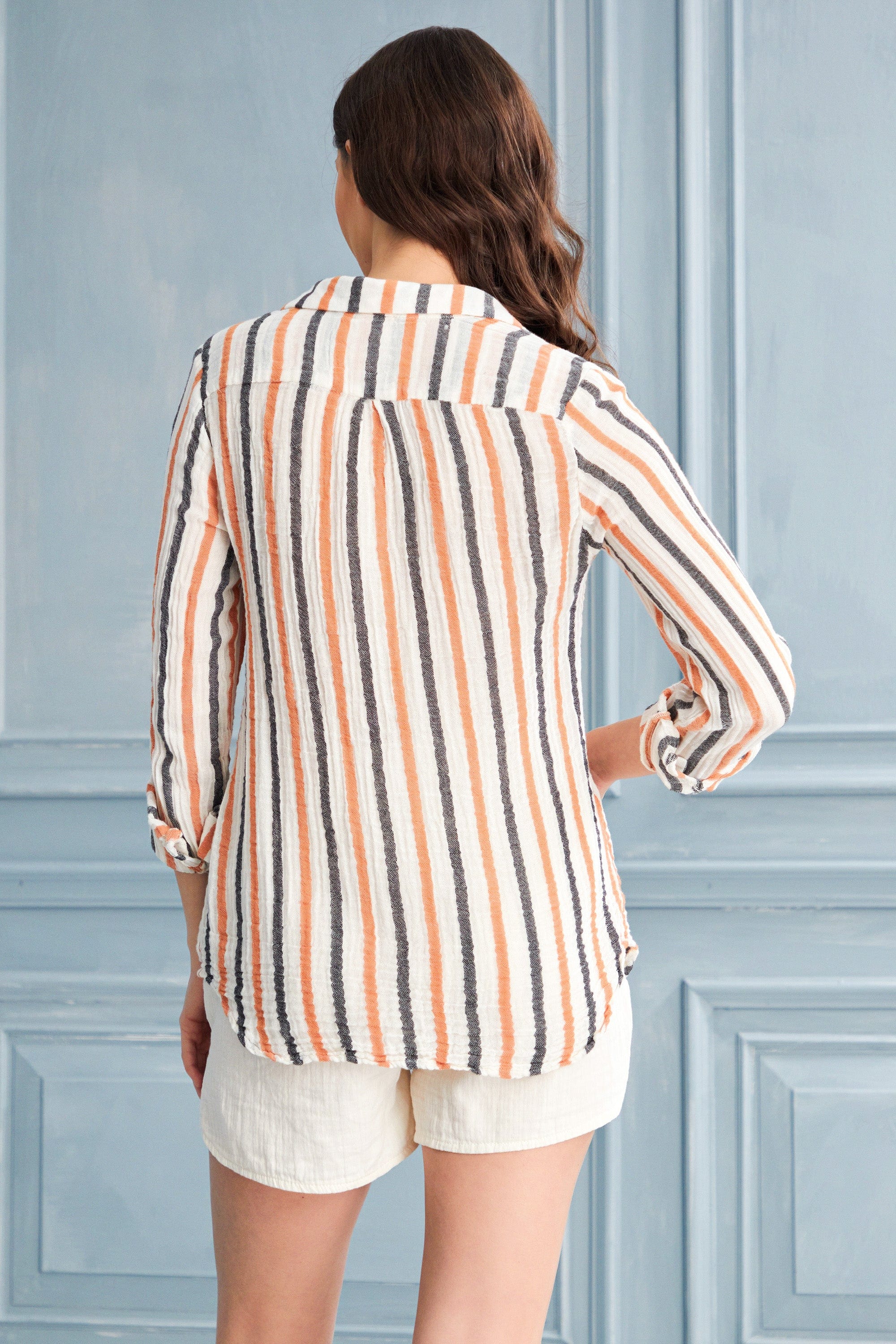 Begonville Carla Gauze Cotton Shirt - Summer Lines