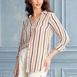 Begonville Carla Gauze Cotton Shirt - Summer Lines