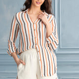 Begonville Carla Gauze Cotton Shirt - Summer Lines