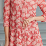Begonville Shirt Dress Maya Cotton Shirt Dress - Red