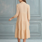 Begonville Shirt Dress Maya Cotton Shirt Dress - Sand
