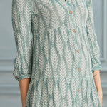 Begonville Shirt Dress Maya Cotton Shirt Dress - Emerald
