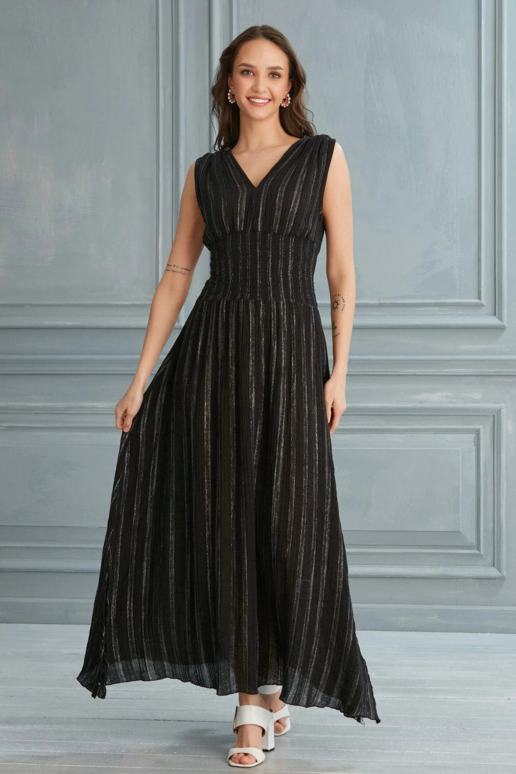 Lottie Cotton Maxi Dress