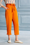 Camilla Gauze Cotton Capri Pants