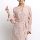 Paisley Cotton Robe - Pink