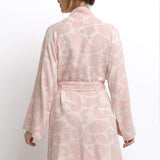 Paisley Cotton Robe - Pink