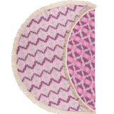 Ripple Bamboo Round Towel - Purple