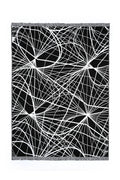Black & White Cotton Throw - Meta