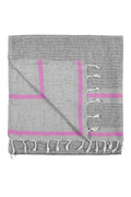 Avola Linen Cotton Blend Towel - Pink