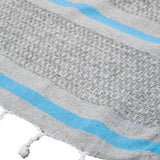 Avola Linen Cotton Blend Towel - Turquoise
