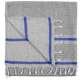 Avola Linen Cotton Blend Towel - Navy