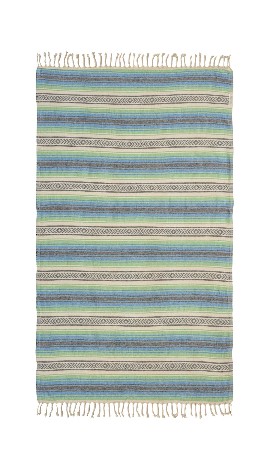 Baja Cotton Beach Towel - Azure