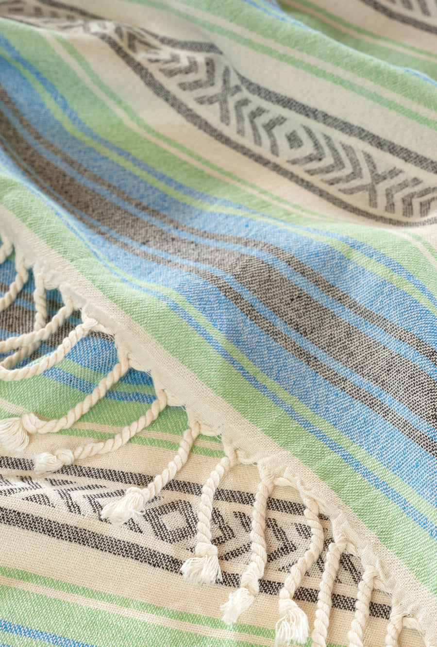 Baja Cotton Beach Towel - Azure
