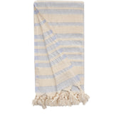 Beacon Natural Turkish Towel - Blue