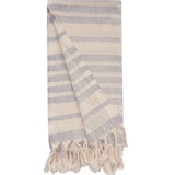 Beacon Natural Turkish Towel - Grey