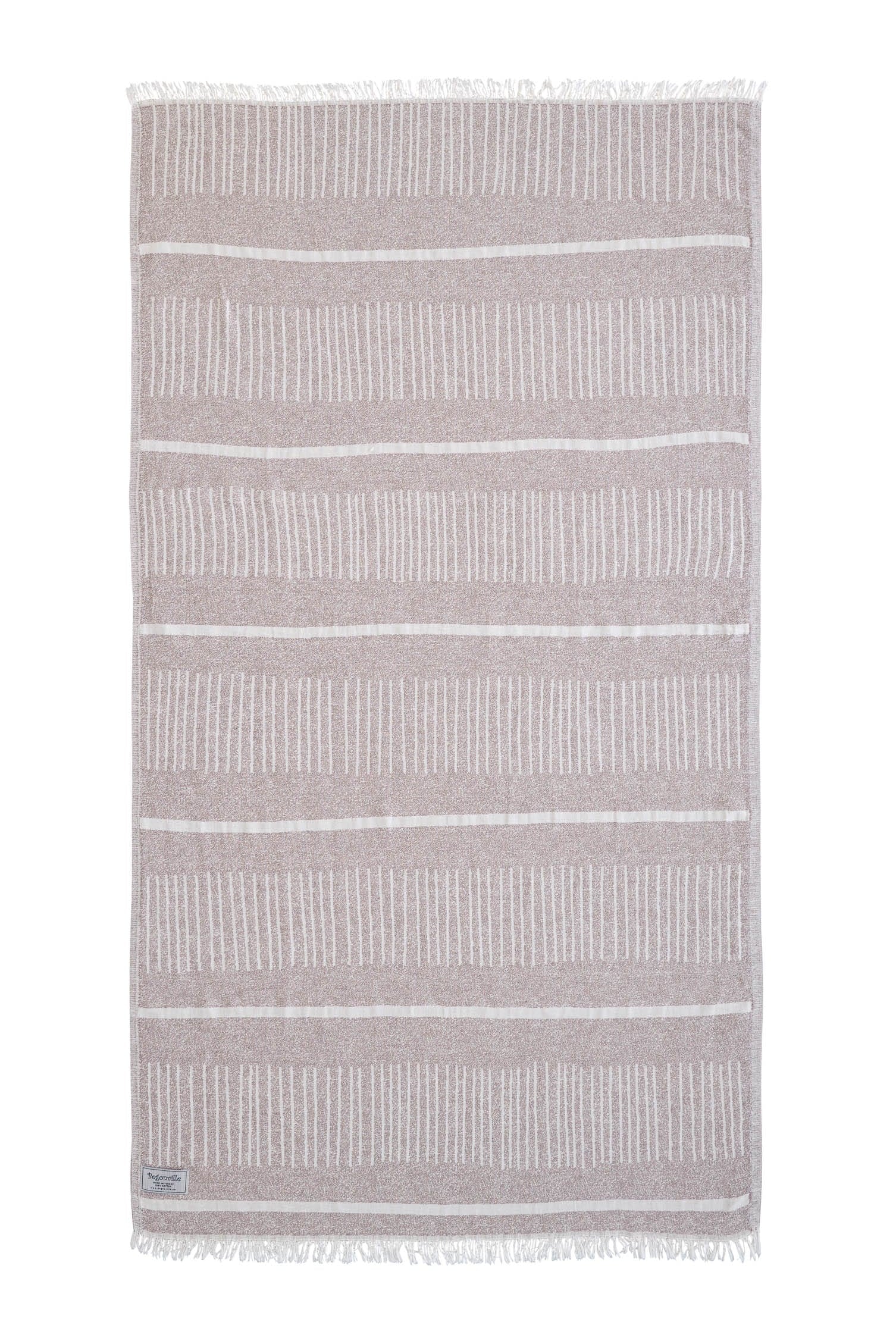 Fable Cotton Beach Towel - Beige