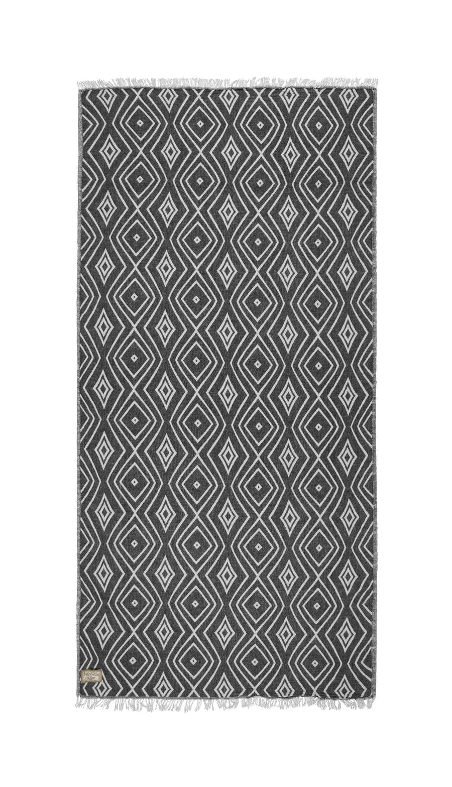 Unity Cotton Beach Towel - Black