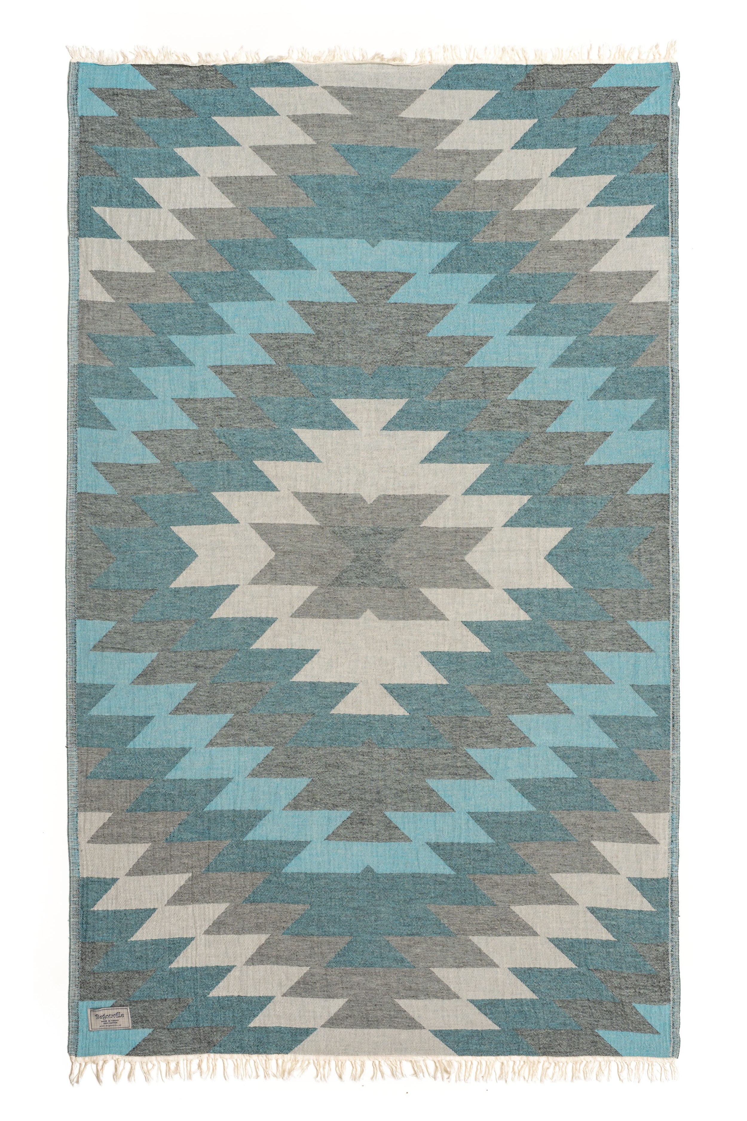 Colony Cotton Beach Towel - Blue