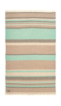Strata Cotton Beach Towel - Brown