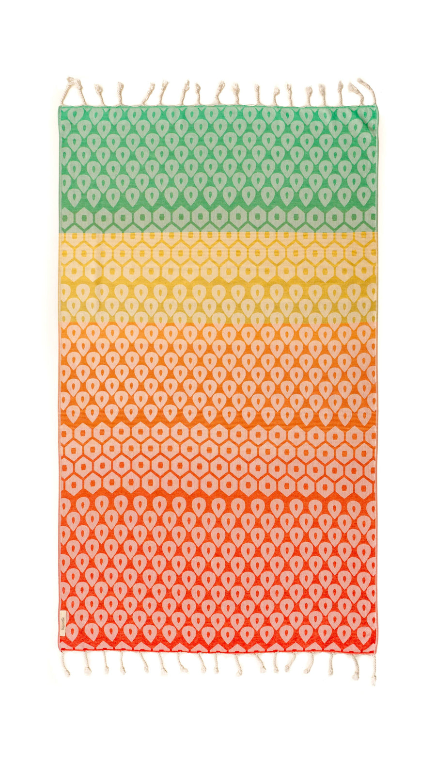Del Rey Bamboo Blend Beach Towel - Marigold