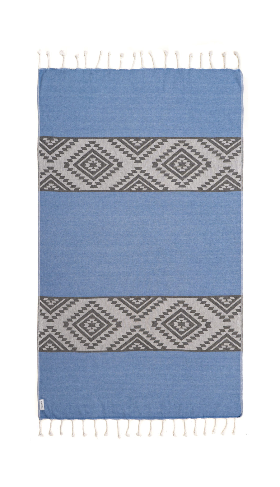 Archie Cotton Beach Towel - Blue