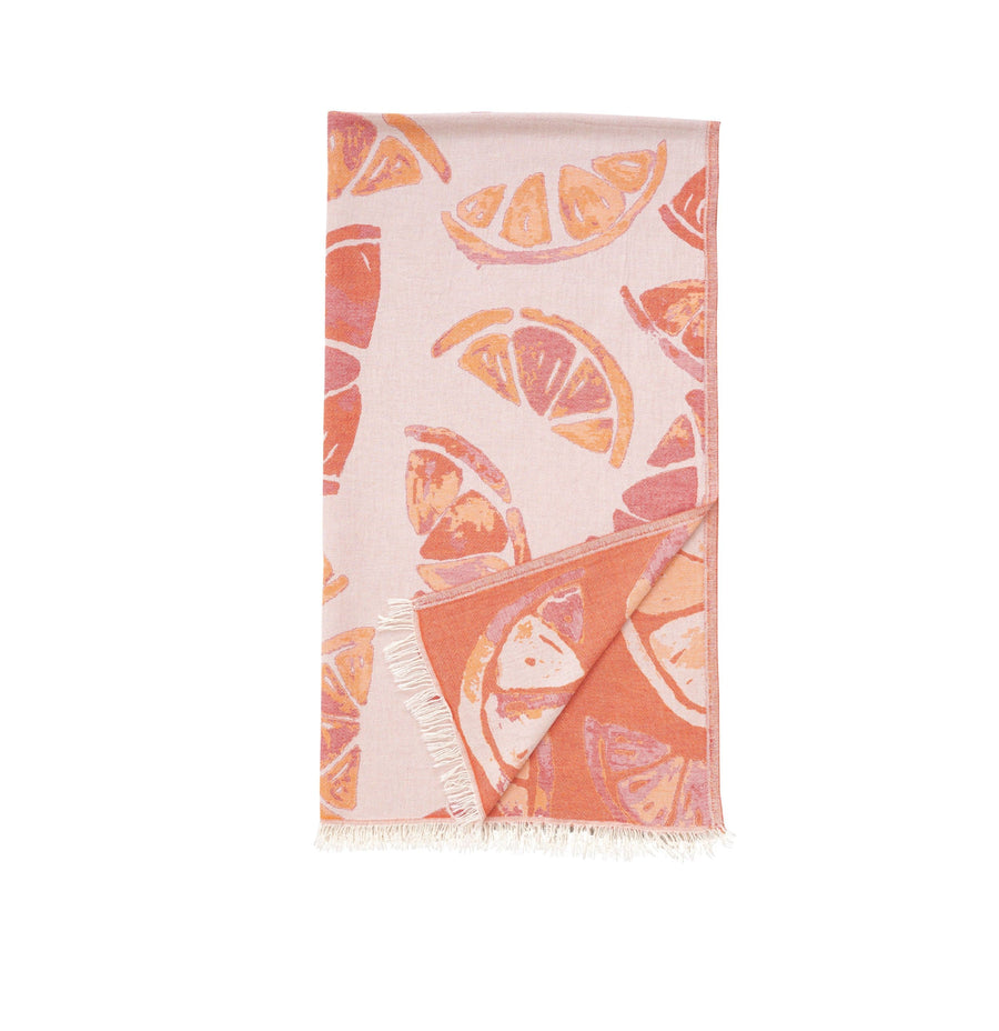 Orange Slice Cotton Beach Towel