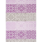 Mosaic Cotton Beach Towel - Purple