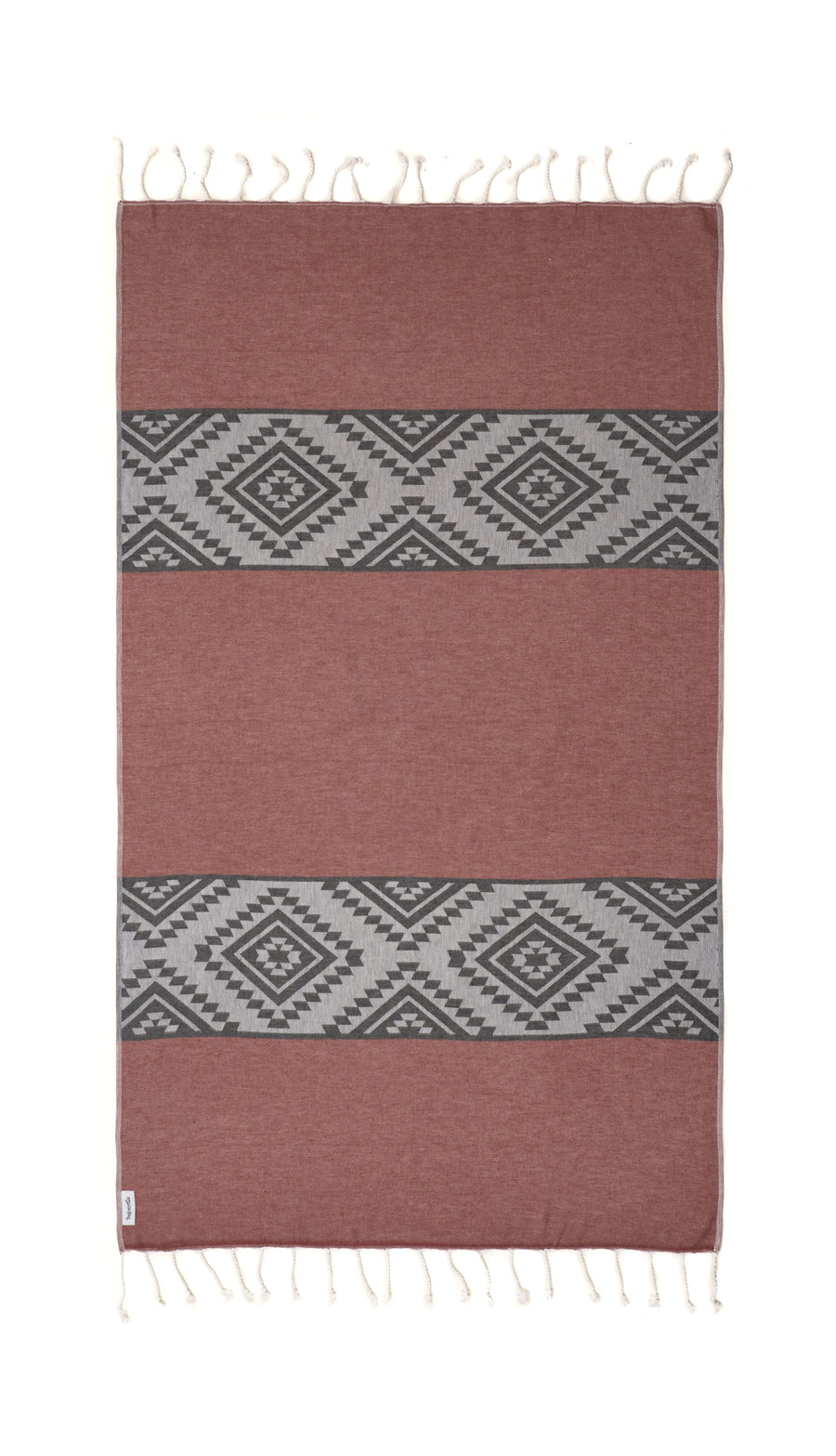 Archie Cotton Beach Towel - Red