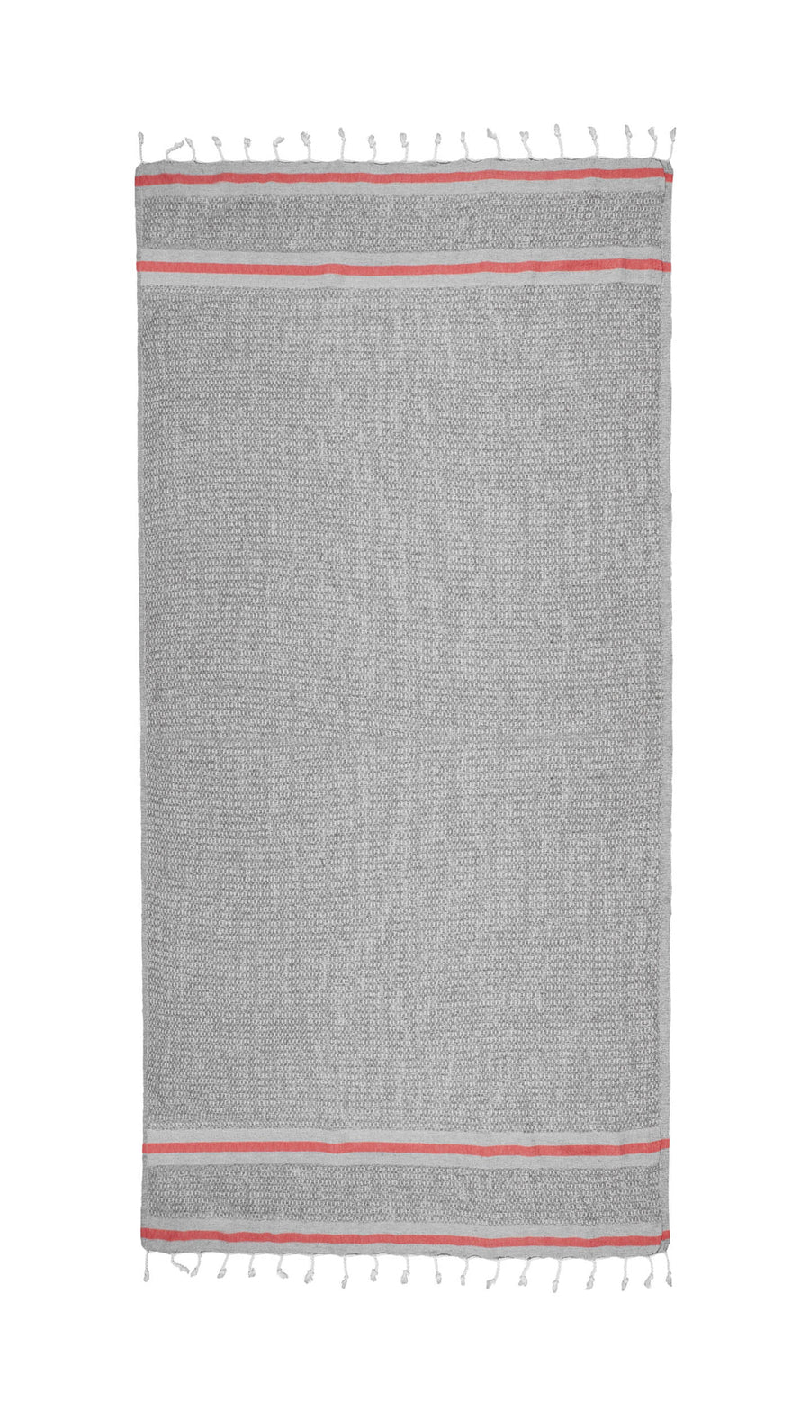 Avola Linen Cotton Blend Towel - Red