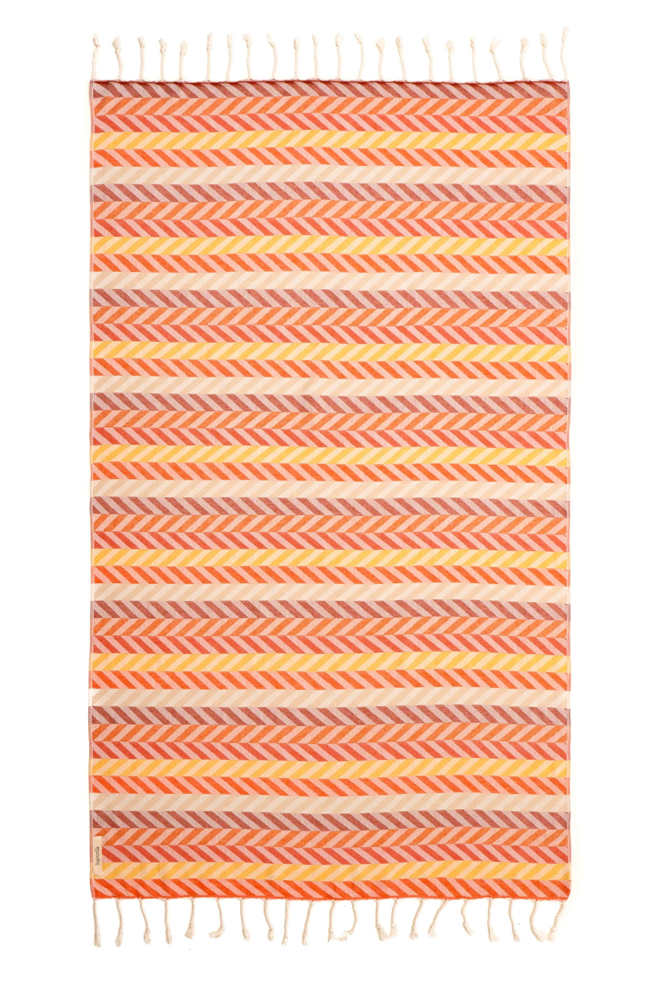 Harmonic Bamboo Blend Beach Towel - Red