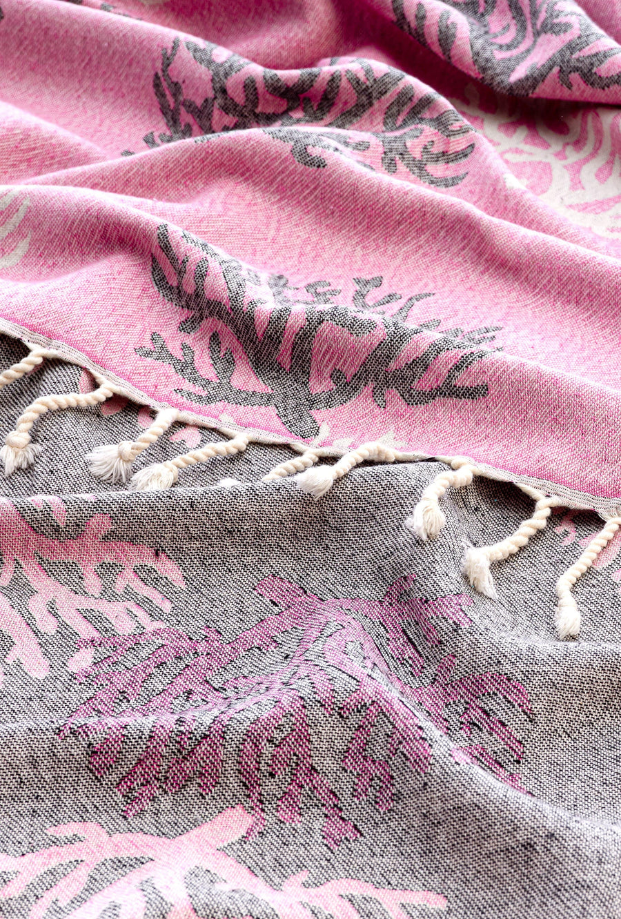 Reef Cotton Beach Towel - Pink