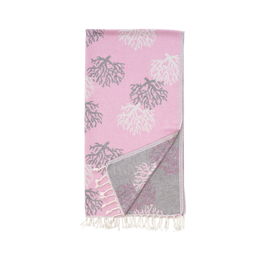Reef Cotton Beach Towel - Pink