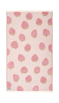 Strawberry Cotton Beach Towel