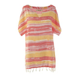 Brush Bamboo Tunic - Red