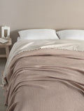 Cloudy 4-Ply Cotton Blanket - Beige