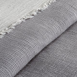 Begonville Bedspread Cloudy 4-Ply Cotton Blanket - Grey